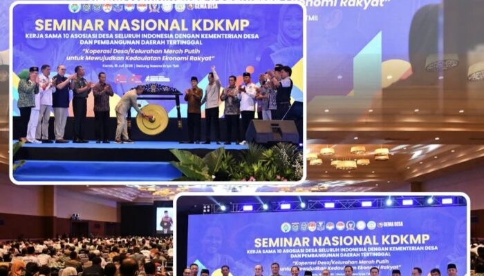 Anom Widiyantoro  Hadiri Seminar Nasional, KDMP Jadi Penyalur Bantuan Tunggal