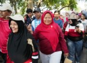 Ratusan warga Wansel Ikuti Jalan Sehat HUT ke-81 RI yang dilepas Plt Bupati Pemalang 