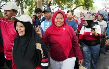 Ratusan warga Wansel Ikuti Jalan Sehat HUT ke-81 RI yang dilepas Plt Bupati Pemalang 