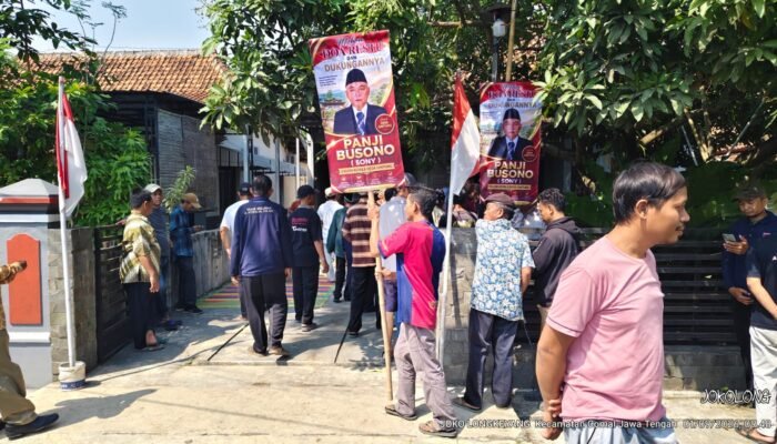 Gelora Sholawat Antar Panji Busono Rebut Tiket Pilkades Gintung