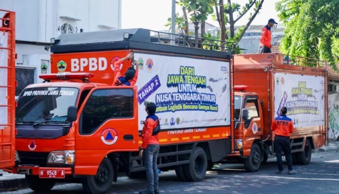 Deru Truk Logistik Jateng Kembali Meluncur, Bukti Nyata Peluk Hangat untuk NTT!