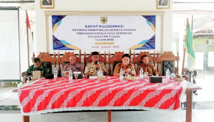 Pilkades Serentak 2026, Camat Comal Tegas : Jangan Ada Hak Pilih Warga Tercecer!