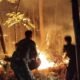 Geger Angin Malam Pembawa si Jago Merah, Rumpun Bambu Kalitorong Pemalang Ludes Terbakar