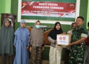 Kodim Pemalang Gelar Bakti Sosial, Ratusan Paket Sembako Dibagikan
