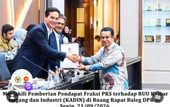 Rizal Bawazier, PKS Sampaikan Pandangan RUU Kadin di Baleg DPR