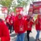 Lautan Manusia Berbalut Merah Iringi H. Usup Sumanang Daftar Pilkades Taman Pemalang
