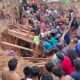 Detik-Detik Tebing Galian Fondasi Rumah di Desa Tlagasana Ambrol, 2 Nyawa Melayang
