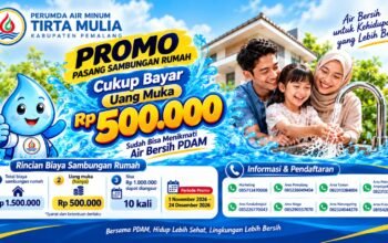 Angin Segar Warga Pemalang! Promo Akhir Tahun PDAM Tirta Mulia Pasang Saluran Air Minum Cuma Bayar Rp500 Ribu