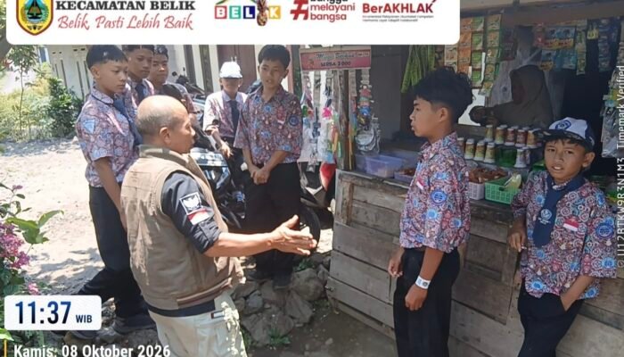 Cegah Membolos dan Perundungan, Tim Gabungan Belik Sisir Warung Sekitar Sekolah